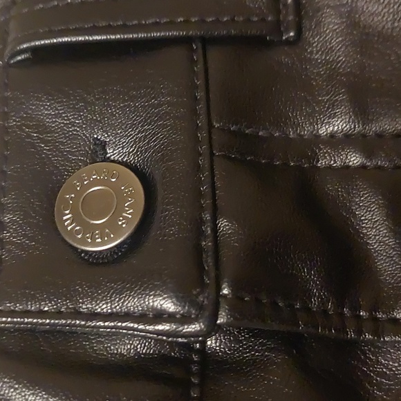 Veronica Beard Beverly High Rise Skinny Faux Leather Pants, Size 27 - Picture 4 of 7